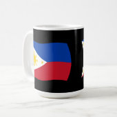 Philippinen Flagge Tasse (Vorderseite Links)
