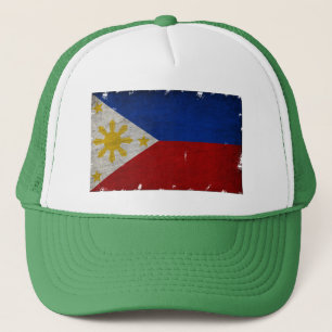 PHILIPPINEN FLAGGE VINTAGE SOUVENIR GESCHENK TRUC TRUCKERKAPPE