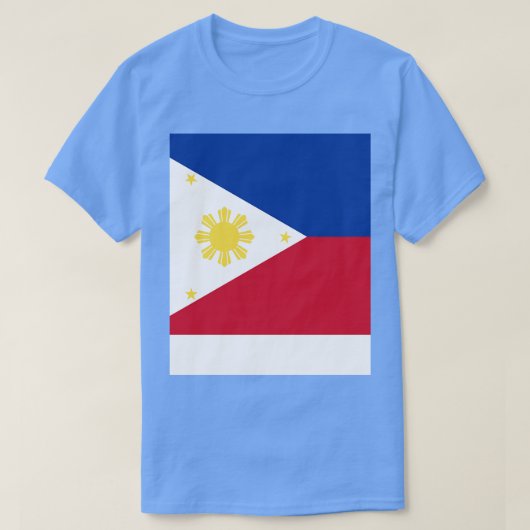 Philippinen-Flaggenmaske T-Shirt (Design vorne)
