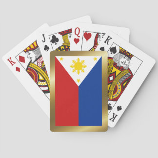 Philippinen-Flaggenplatzierungskarten Spielkarten