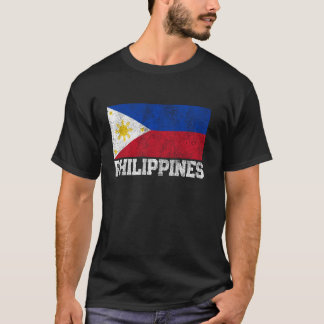Philippinen Flaggenstaat National Prix Roots Count T-Shirt