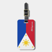 Philippinen Gepäckmarken, Patrioten Philippinische Gepäckanhänger (Vorderseite vertikal)