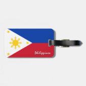 Philippinen Gepäckmarken, Patrioten Philippinische Gepäckanhänger (Rückseite horizontal)
