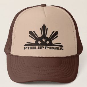 Philippinen-Gewohnheits-Logo Truckerkappe