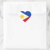 Philippinen Herz-Aufkleber (Tasche)