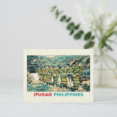 Philippinen, Ifugao Leute Cordillera Central Postkarte (Stehend Vorderseite)