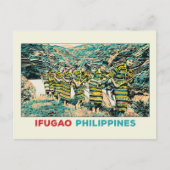 Philippinen, Ifugao Leute Cordillera Central Postkarte (Vorderseite)