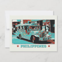 Philippinen, ikonischer Jeepney in Manila