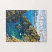 Philippinen Illustration Reise Kunst Vintage Puzzle (Horizontal)