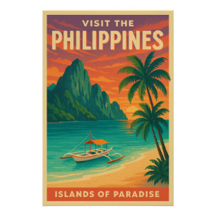 Philippinen - Inseln des Paradieses Poster
