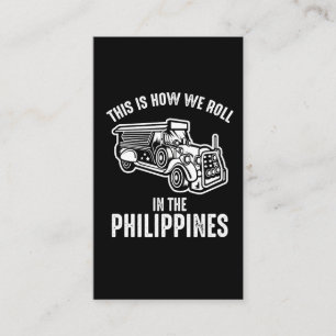 Philippinen Jeepney - Filipino Fun Visitenkarte