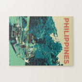 Philippinen, Jeepney in Luzon, zentrale Kordillera Puzzle (Horizontal)