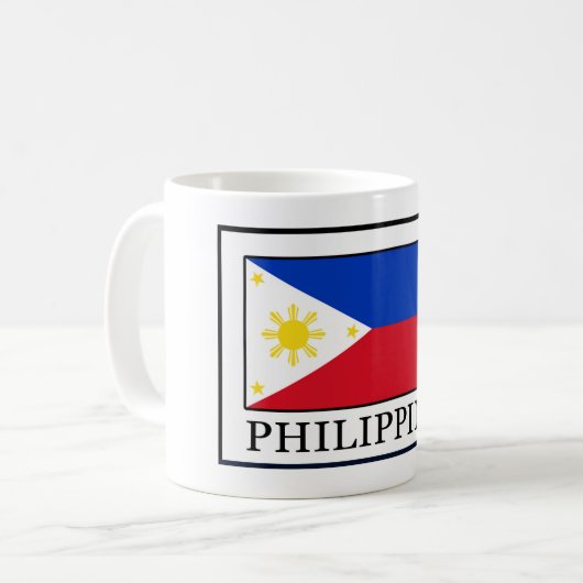 Philippinen Kaffeetasse (Vorderseite Links)