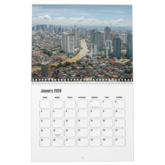 Philippinen-Kalender Kalender (Jan 2026)
