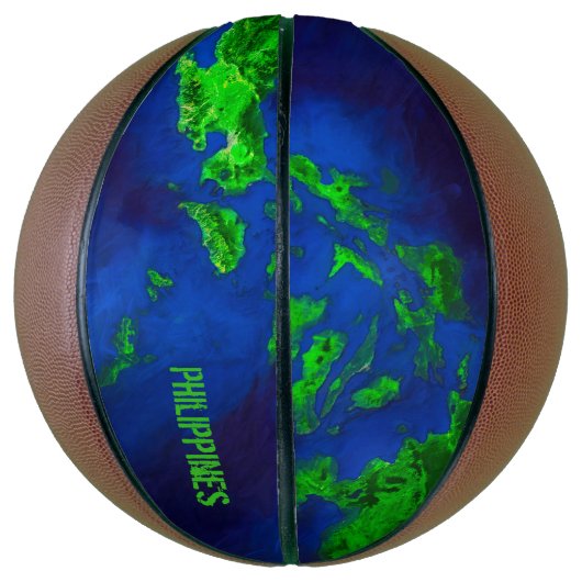 Philippinen-Karte Basketball (Vertikal)