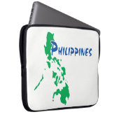 Philippinen Karte Laptop Sleeve (Vorne Rechts)