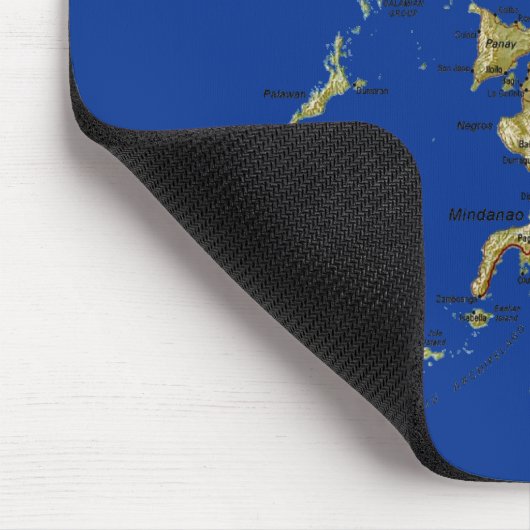 Philippinen-Karte Mousepad (Ecke)