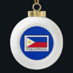 Philippinen Keramik Kugel-Ornament<br><div class="desc">Philippinen</div>
