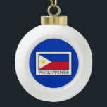 Philippinen Keramik Kugel-Ornament<br><div class="desc">Philippinen</div>