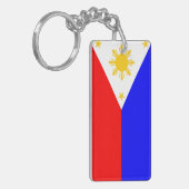 Philippinen-Landesflaggenationssymbol Schlüsselanhänger (Vorderseite links)