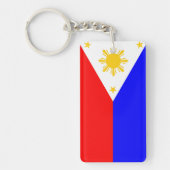 Philippinen-Landesflaggenationssymbol Schlüsselanhänger (Vorderseite)