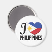 Philippinen-Liebe Magnet (Vorderseite/Rückseite)