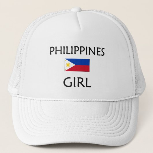 PHILIPPINEN-MÄDCHEN TRUCKERKAPPE (Vorderseite)