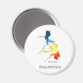 Philippinen Magnet (Vorderseite/Rückseite)