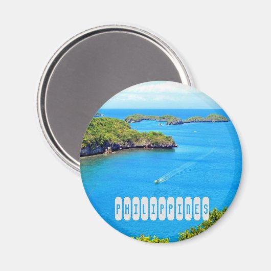 Philippinen Magnet (Vorderseite/Rückseite)
