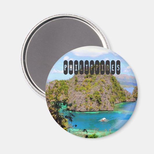 Philippinen Magnet (Vorderseite/Rückseite)
