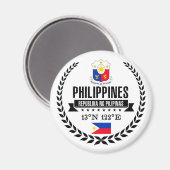 Philippinen Magnet (Vorderseite/Rückseite)