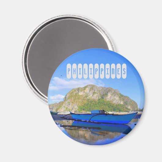 Philippinen Magnet (Vorderseite/Rückseite)