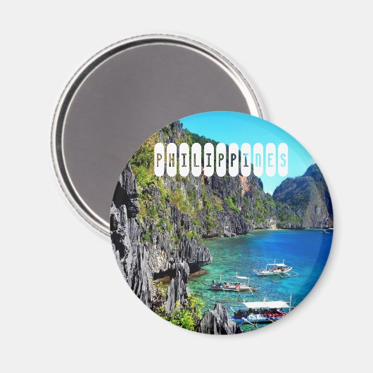 Philippinen Magnet (Vorderseite/Rückseite)
