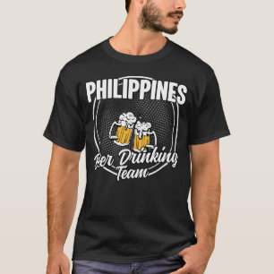 Philippinen-Mannschaft Mexikanisches Biertrinktea T-Shirt