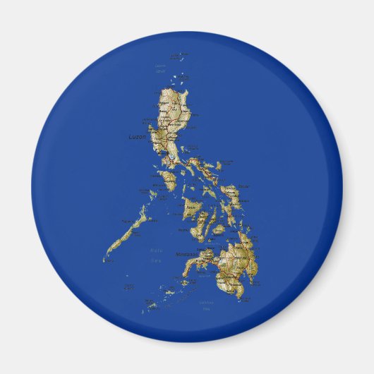 Philippinen Map Magnet (Vorne)
