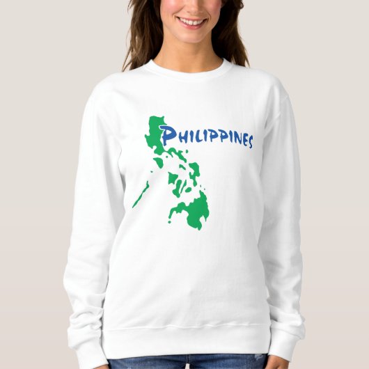Philippinen Map T - Shirt (Vorderseite)