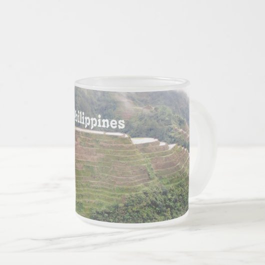 Philippinen Mattglastasse (VorderseiteRechts)