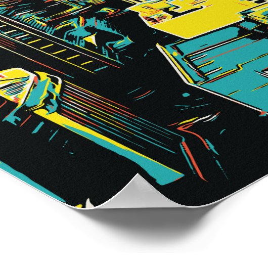 Philippinen, Metro Manila, Stadt Makati Gebäude Poster (Ecke)