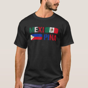 Philippinen Mexiko Filipina Stolz Mexipina Mexikan T-Shirt