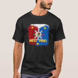 Philippinen Mexiko Filipino Pride Proud Flag Mexik T-Shirt