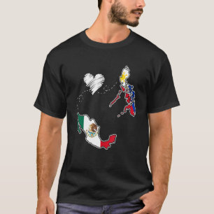 Philippinen Mexiko Filipino Stolz Mexipino Mexikan T-Shirt