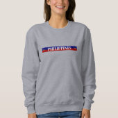 Philippinen-Minimaldesign Sweatshirt (Vorderseite)