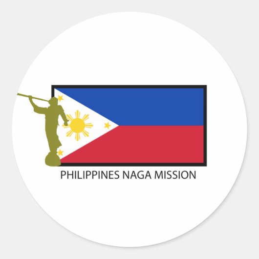 PHILIPPINEN NAGA MISSION LDS CTR RUNDER AUFKLEBER (Vorderseite)
