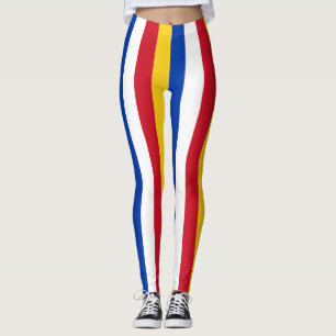 Philippinen - Nationale Flaggenfarben vertikal ges Leggings