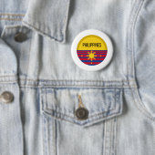 Philippinen Niedliche Design Ideenmuster Sunset Button (Beispiel)