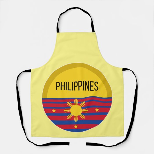 Philippinen Niedliche Design Ideenmuster Sunset Schürze (Vorderseite)