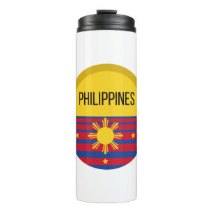 Philippinen Niedliche Design Ideenmuster Sunset Thermosbecher