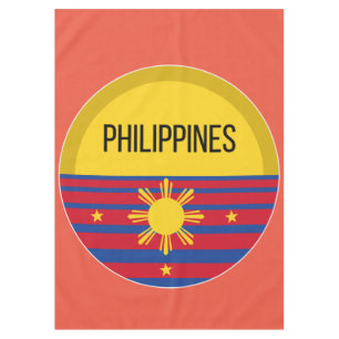 Philippinen Niedliche Design Ideenmuster Sunset Tischdecke