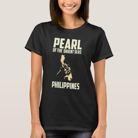 Philippinen Pearl of the Orient Seas Graphic Phili T-Shirt (Vorderseite)