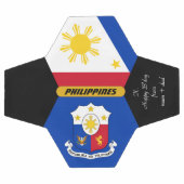 Philippinen Personalisiert, Flagge, Foto Fußball-B Fußball (Flach)
